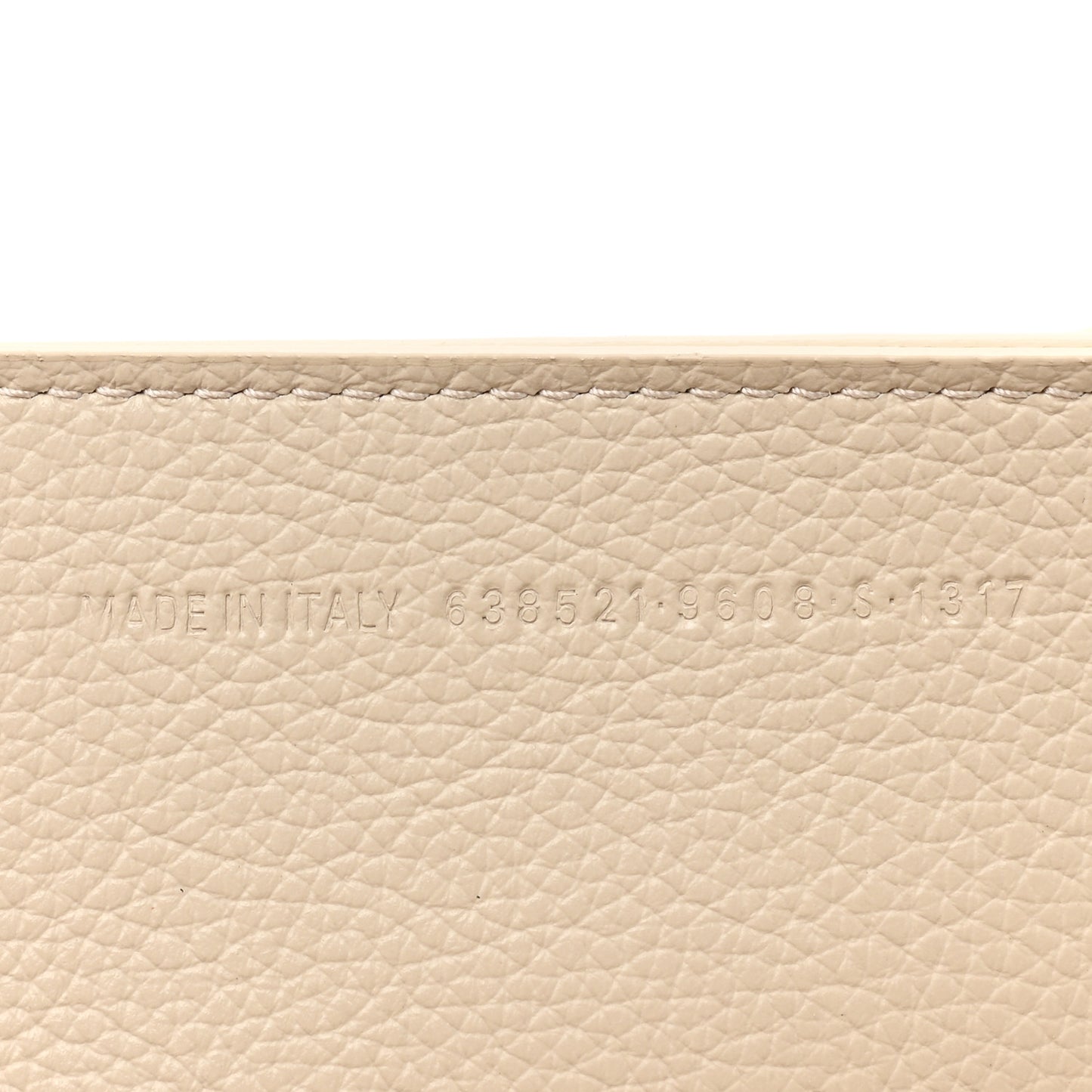 Grained Calfskin Neo Classic Silver Hardware S City Cream