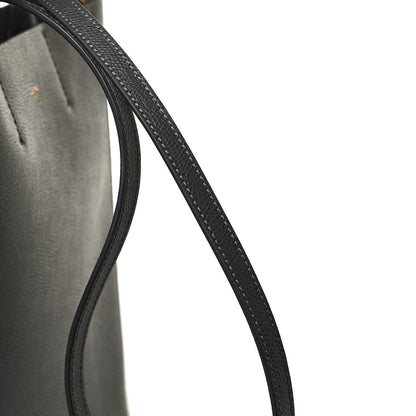 Celine Grained Calfskin Small Vertical Cabas Black 12 of 13