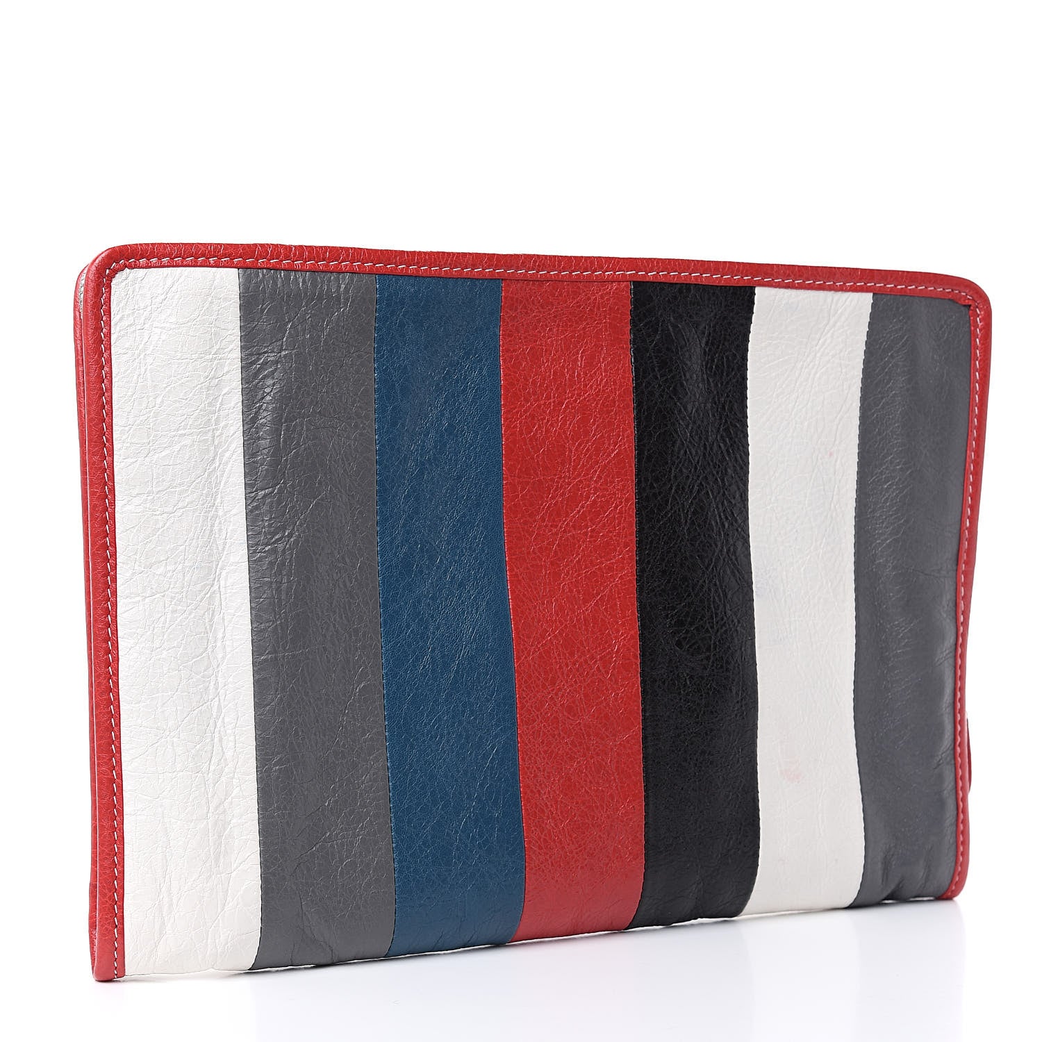 Balenciaga Agneau Arena Multicolore Bazar Pouch Grey White Black Red Blue 3 of 9