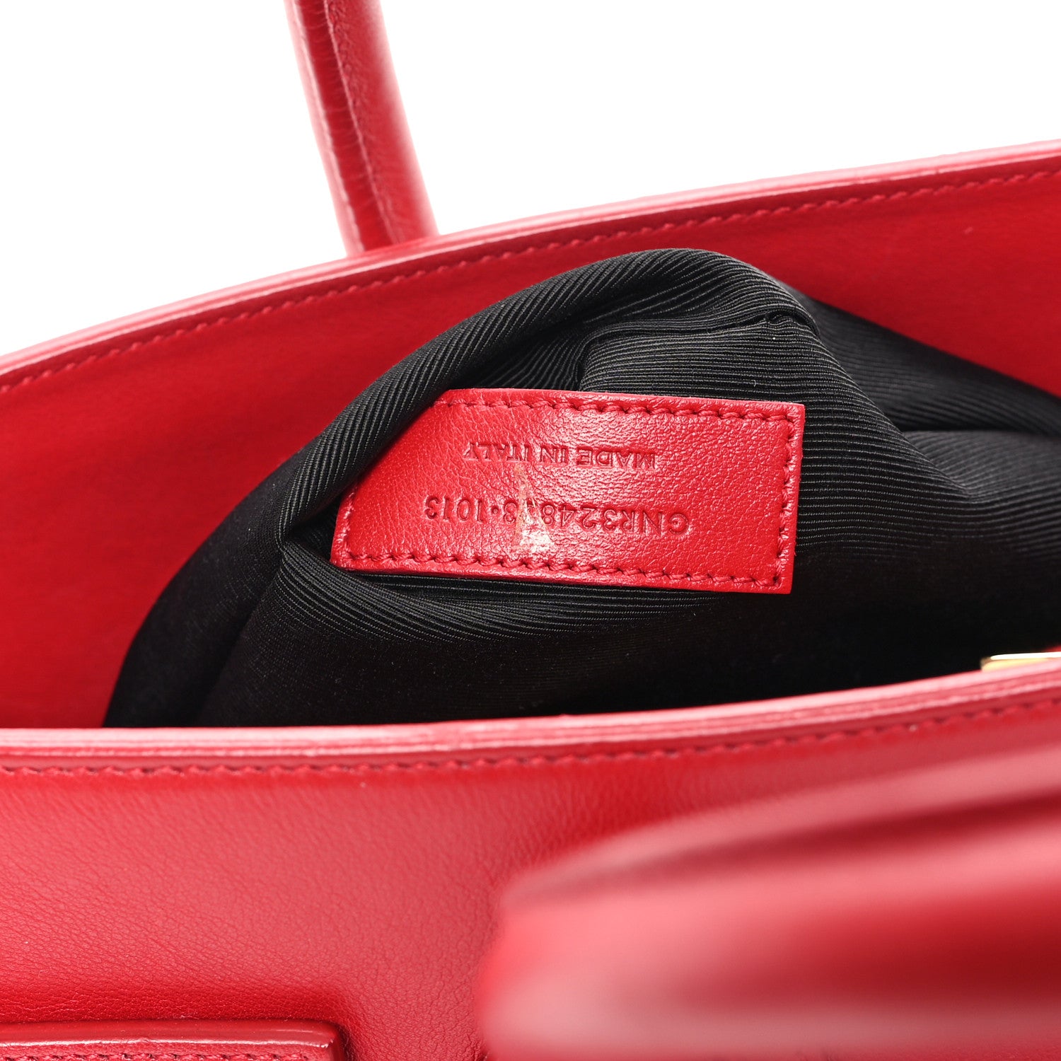 Saint Laurent Calfskin Small Sac De Jour Lipstick Red 7 of 13