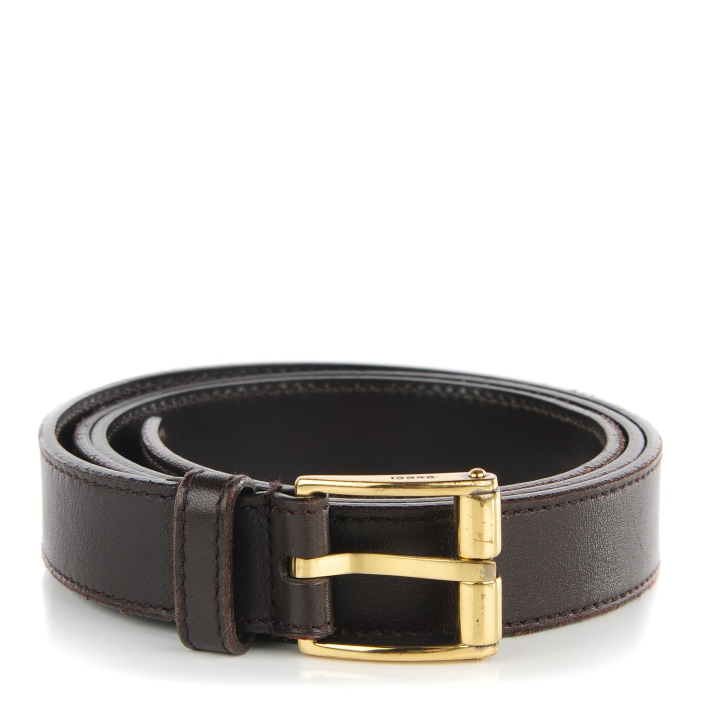 Calfskin Belt 90 36 Dark Brown