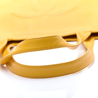 Chanel Caviar CC Tote Yellow 12 of 12