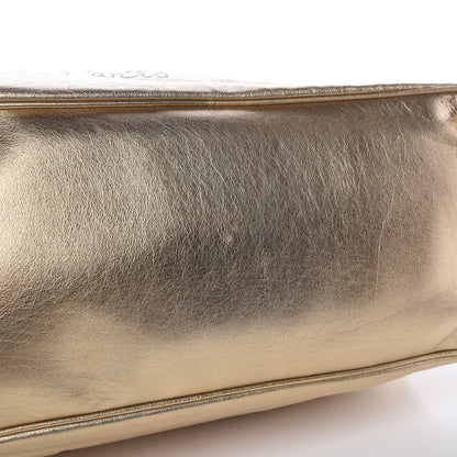Saint Laurent Metallic Calfskin Y-Mail Tote Gold 8 of 15