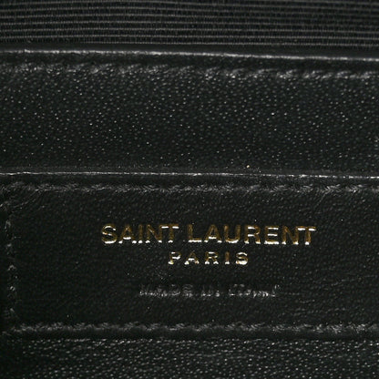 Saint Laurent Grain De Poudre Small Monogram Kate Satchel Black 6 of 10