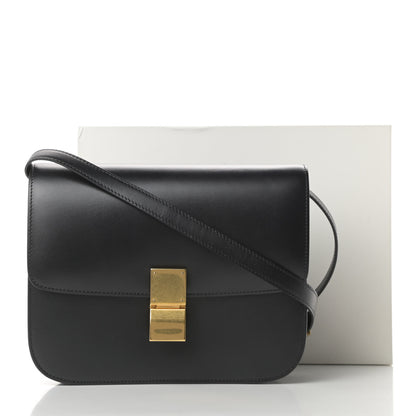 Celine Box Calfskin Medium Classic Box Flap Bag Black 11 of 11