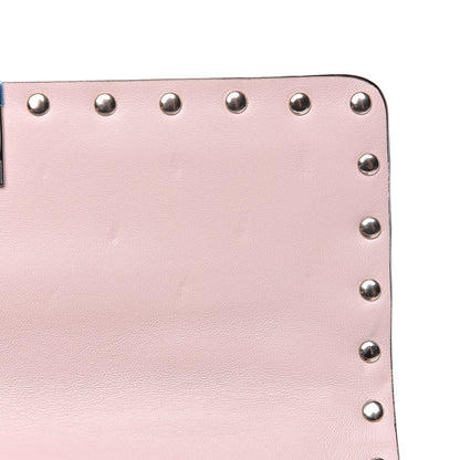 Valentino Garavani Nappa Medium Rockstud Spike Shoulder Bag Water Rose 9 of 9