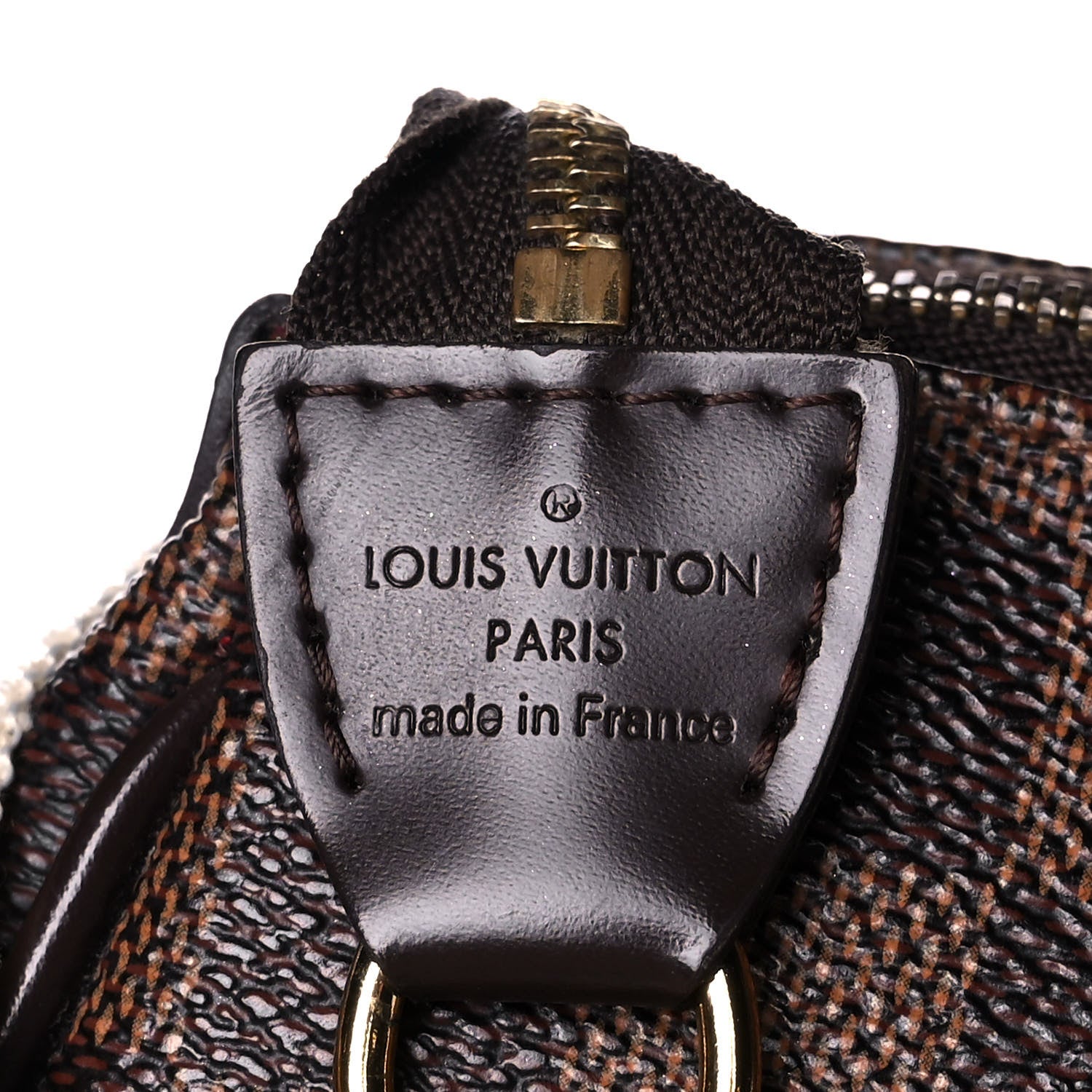 Louis Vuitton Damier Ebene Eva Clutch 6 of 10