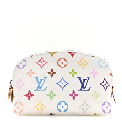 Louis Vuitton LV x TM Monogram Multicolor Cosmetic Pouch PM White 1 of 6