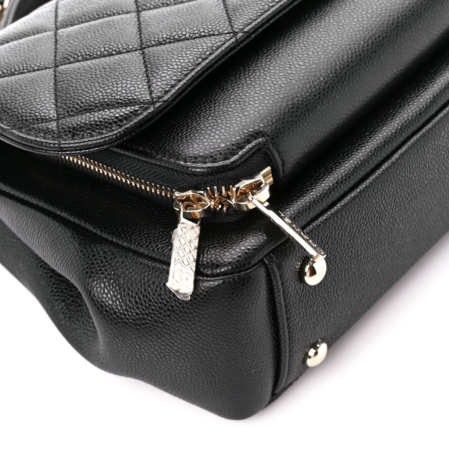 Chanel Caviar Quilted Medium Business Affinity Flap Black 9 of 10
