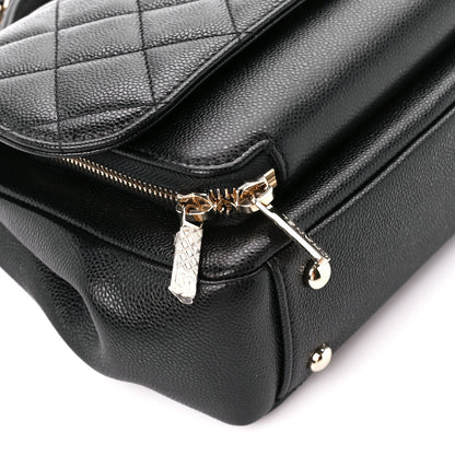 Chanel Caviar Quilted Medium Business Affinity Flap Black 9 of 10