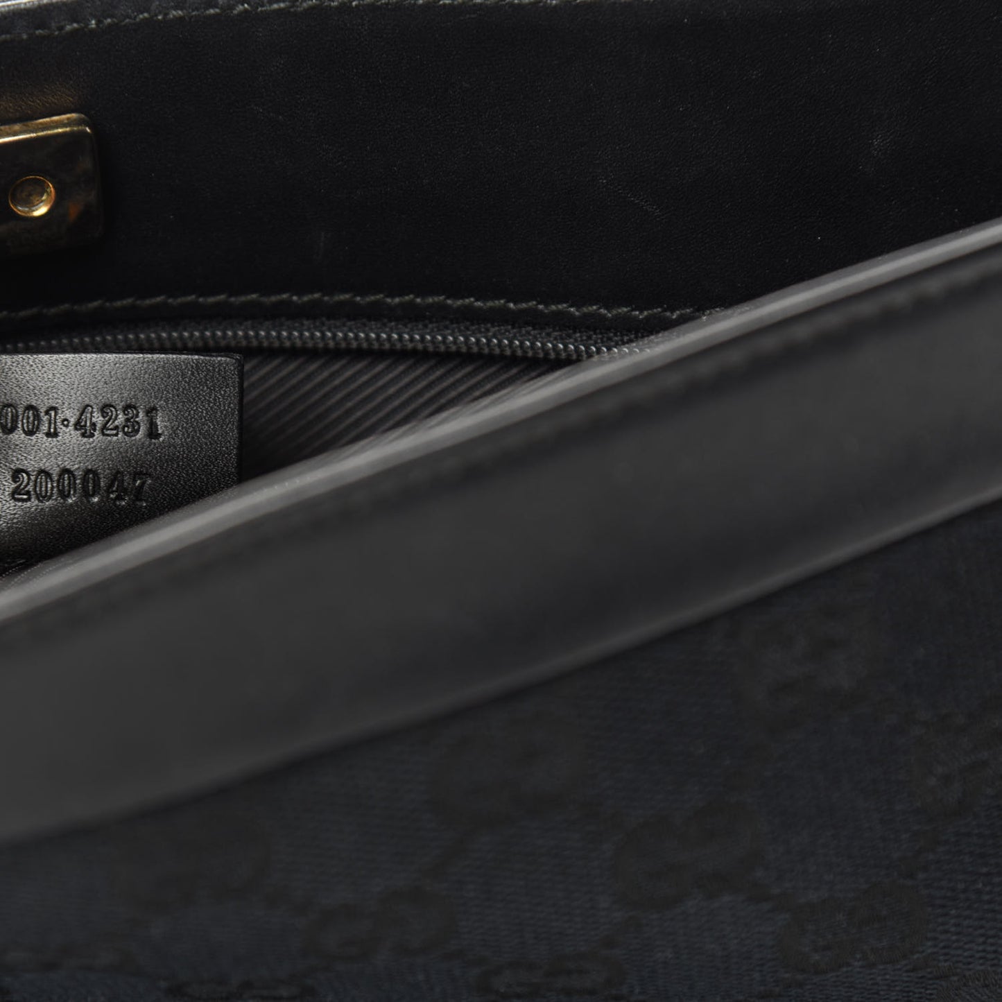 Monogram Shoulder Bag Black