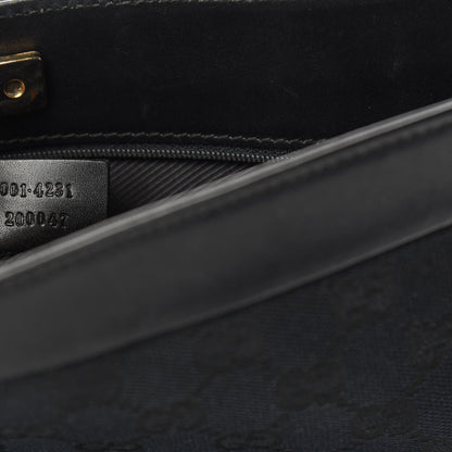 Gucci Monogram Shoulder Bag Black 13 of 14