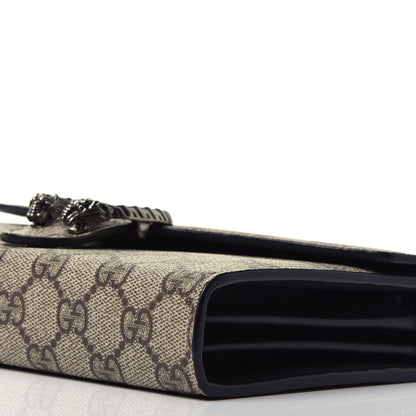 Gucci GG Supreme Monogram Mini Dionysus Chain Wallet Beige Black 9 of 9