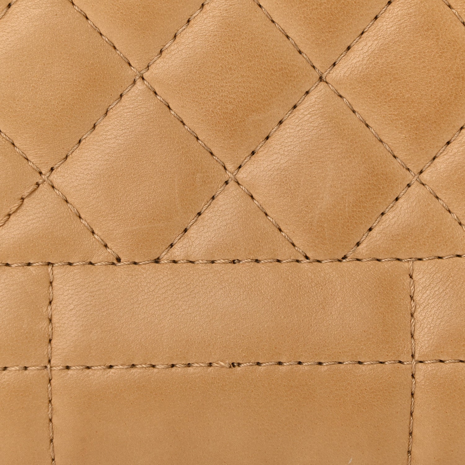 Chanel Lambskin Quilted Messenger Flap Beige 19 of 19