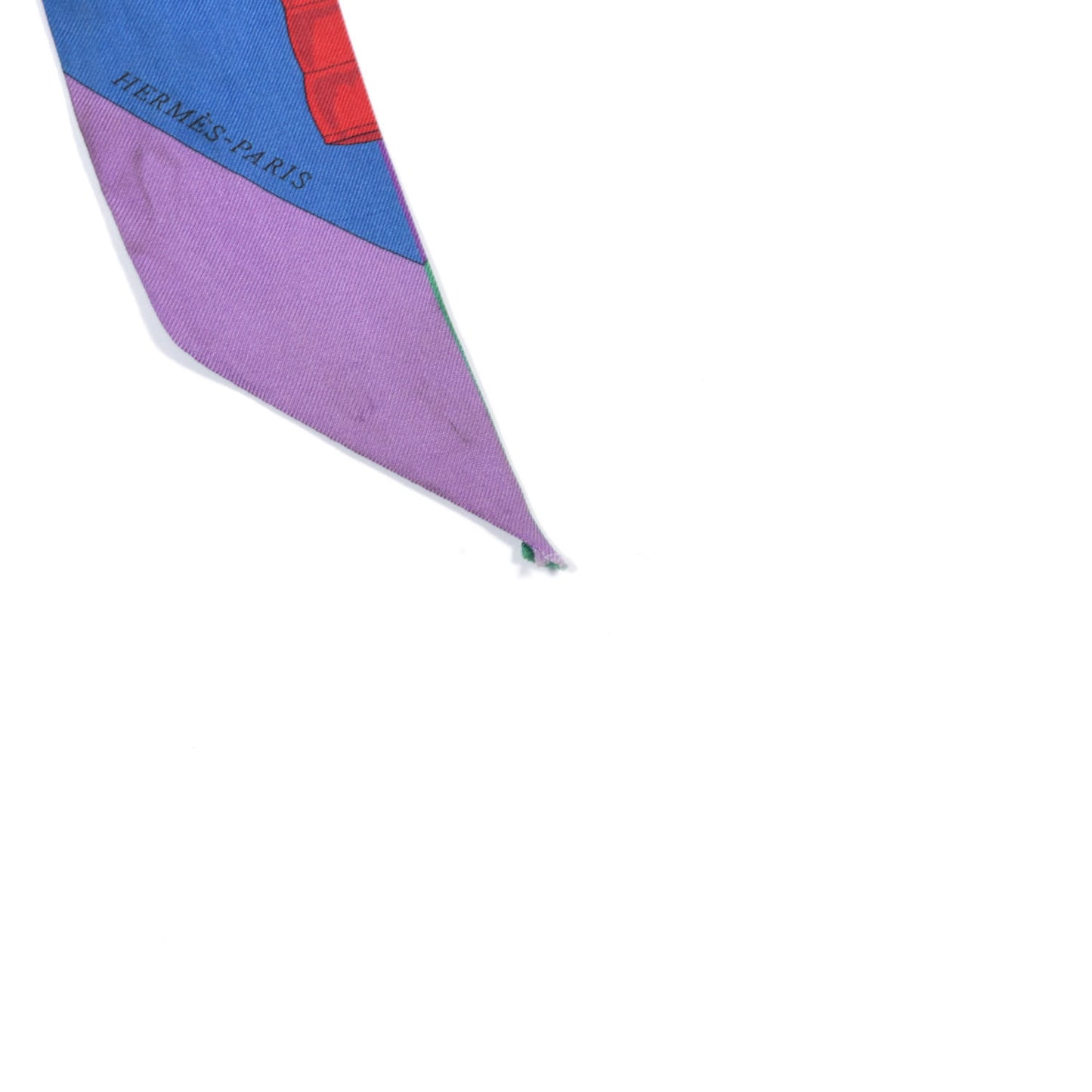 Silk Eperon d'Or Twilly Violet Jaune Vert