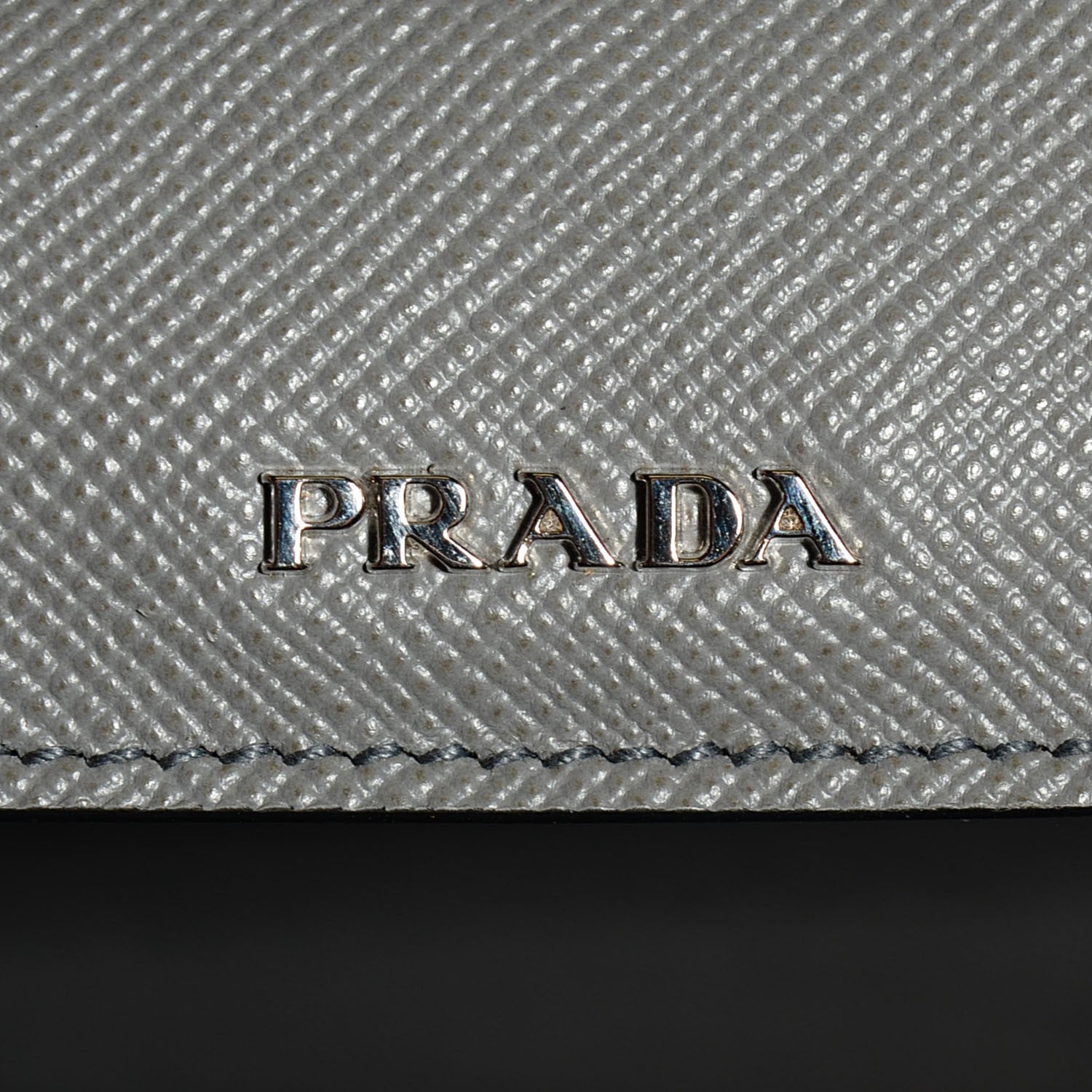 Prada Saffiano Cuir Medium Double Handle Tote Marmo 7 of 9