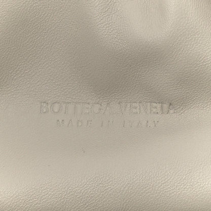Bottega Veneta Metallic Crinkled Lambskin The Pouch Oversized Clutch Oro 6 of 10