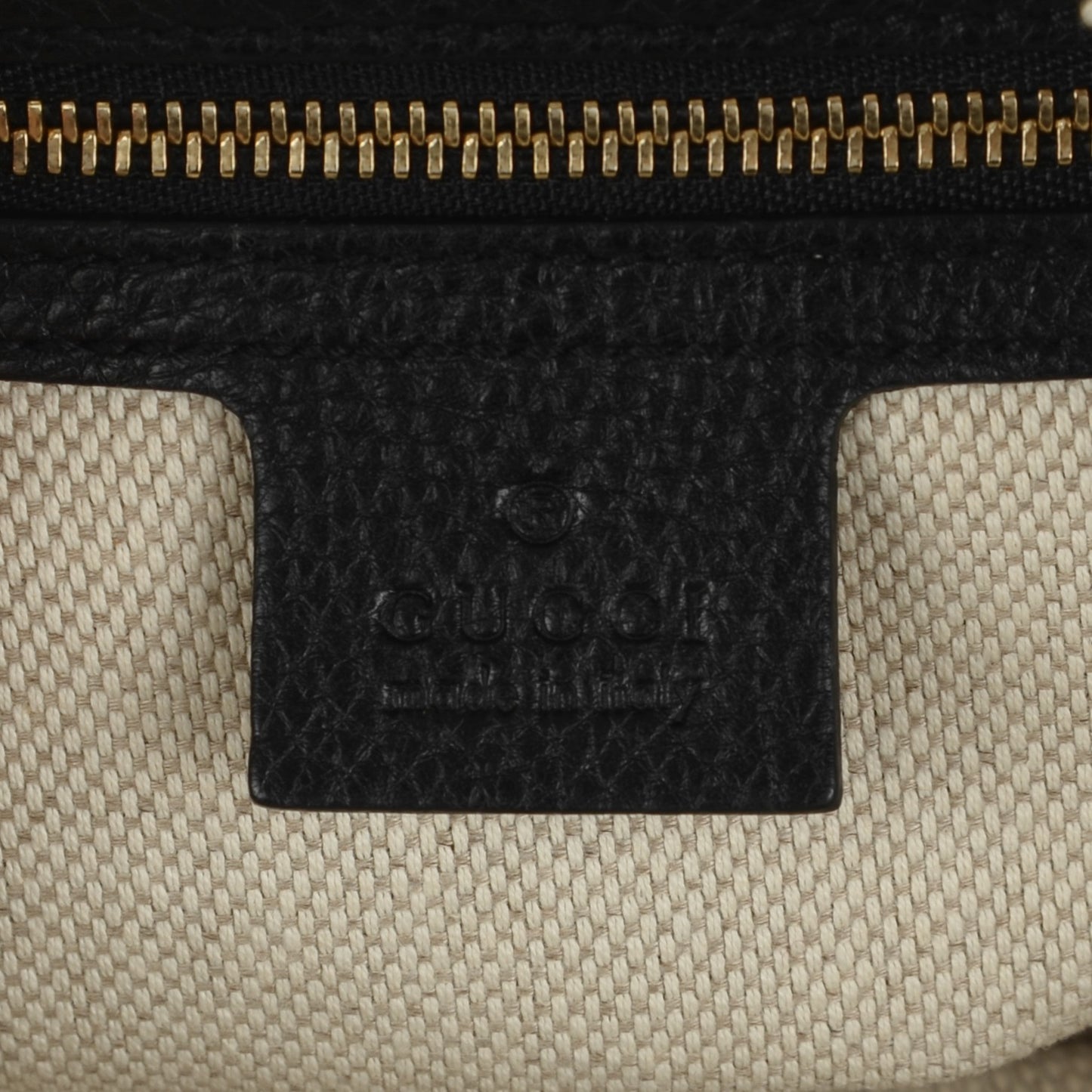Pebbled Calfskin Small Soho Bowler Black