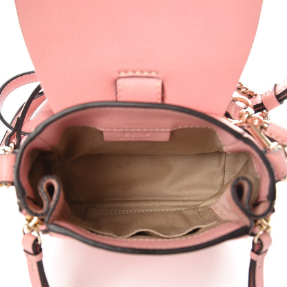 Chloe Suede Calfskin Mini Faye Backpack Washed Pink 6 of 8