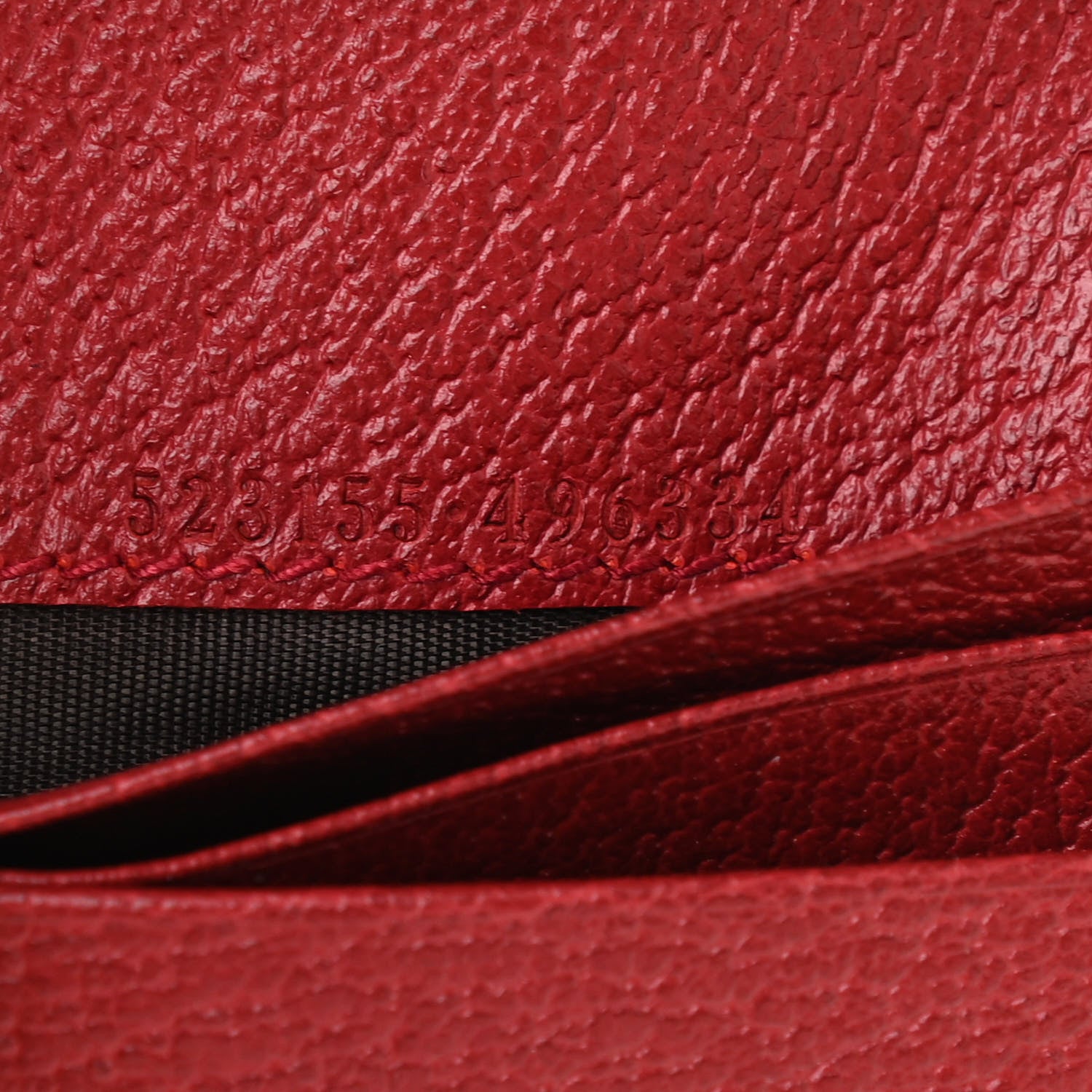 Gucci GG Supreme Monogram Flora Web Ophidia Card Case Red 7 of 7