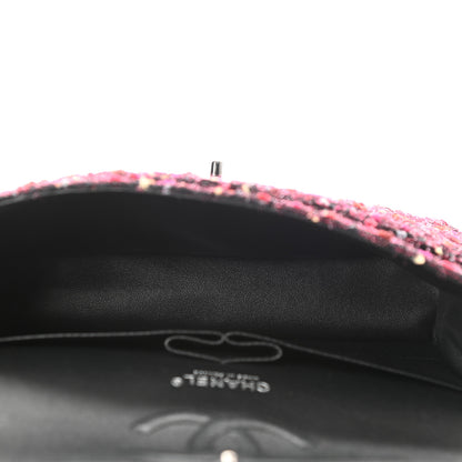 Chanel Tweed Quilted Medium Double Flap Multicolor 5 of 10