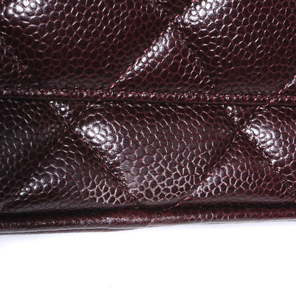 Chanel Caviar Medallion Tote Bordeaux 8 of 8