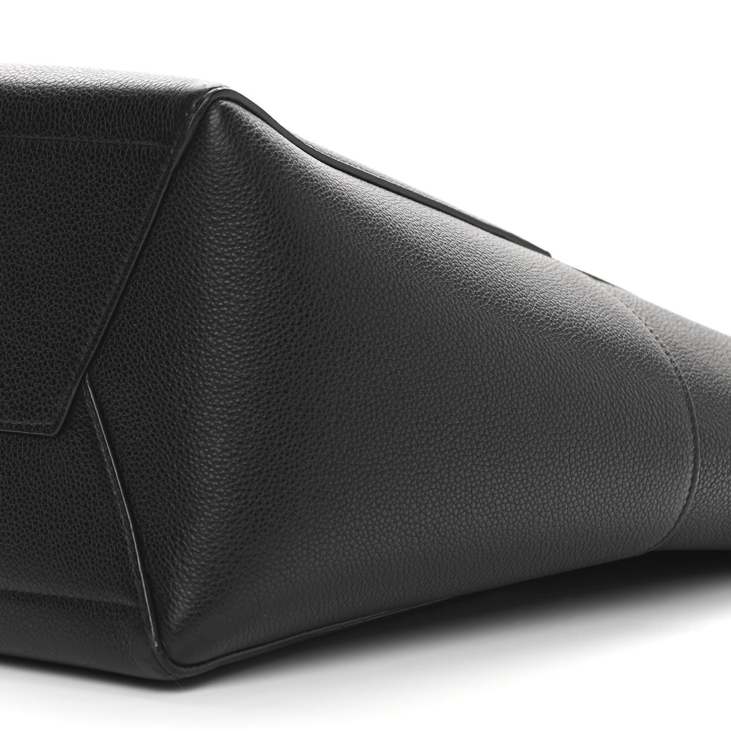 Celine Soft Grained Calfskin Sangle Bucket Bag Black 8 of 9