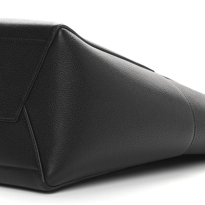 Celine Soft Grained Calfskin Sangle Bucket Bag Black 8 of 9