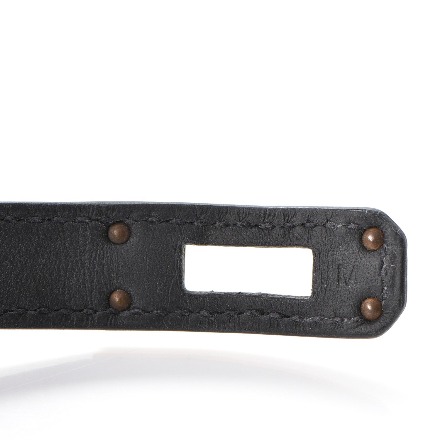 Hermes Epsom Kelly Double Tour Bracelet M Black 5 of 8