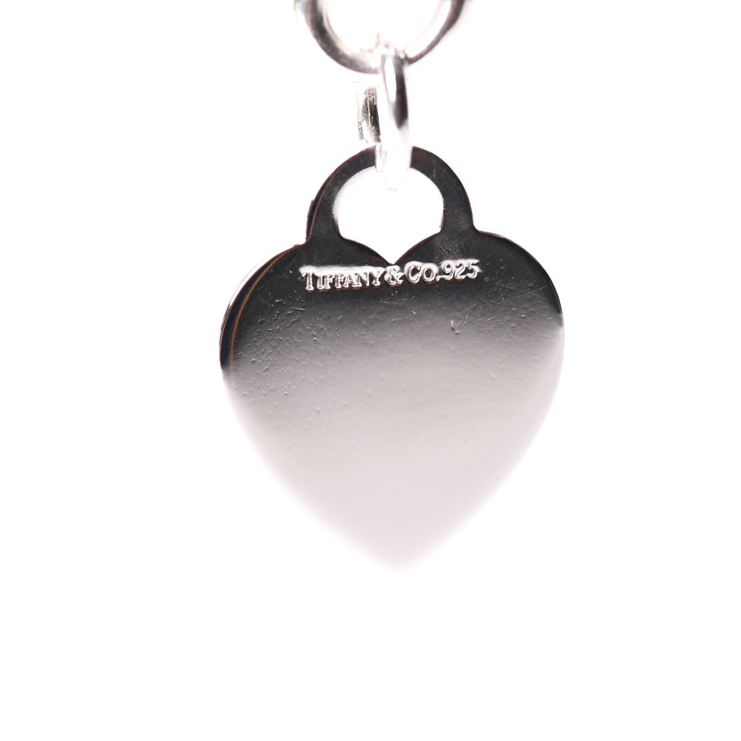 Tiffany Sterling Silver Heart Tag Necklace 3 of 5