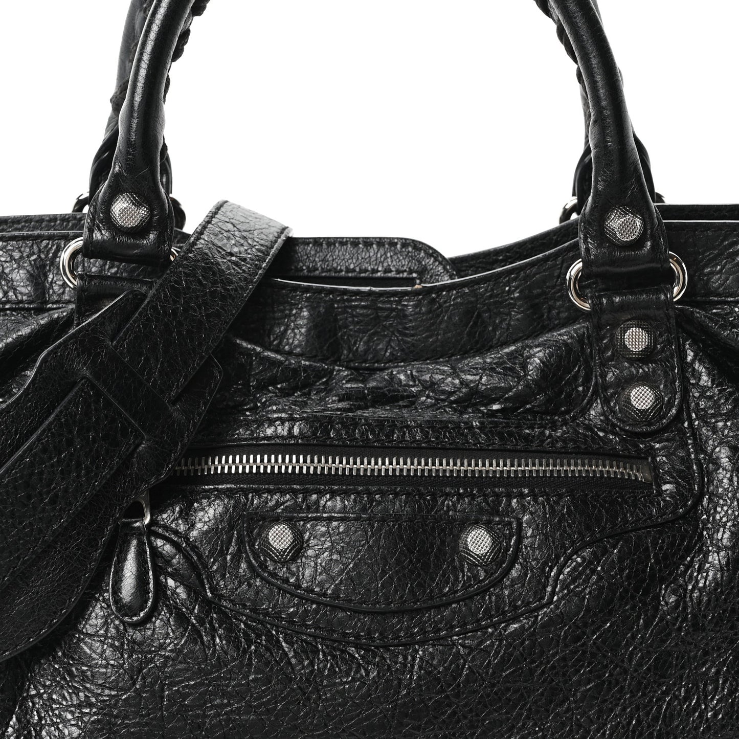 Agneau Giant 12 Silver Hardware City Black