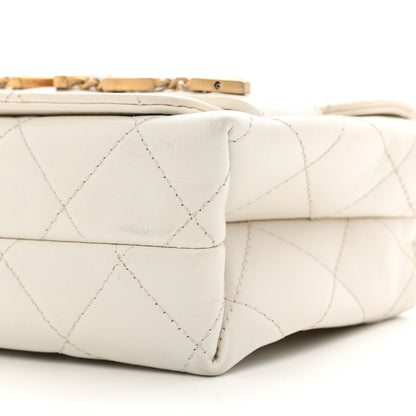 Chanel Calfskin Quilted Small Enchained Flap White 10 of 10