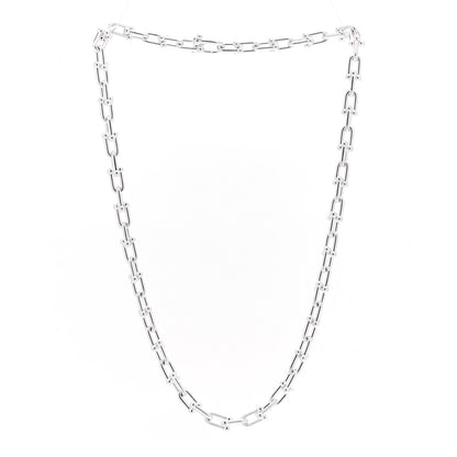 Tiffany Sterling Silver Small HardWear Link Necklace 3 of 4