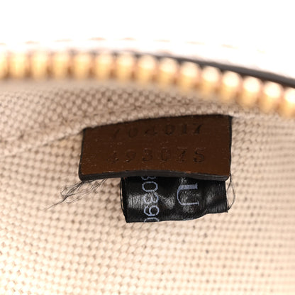 Gucci GG Supreme Monogram Textured Calfskin Retro Interlocking G Backpack Brown Beige 7 of 11