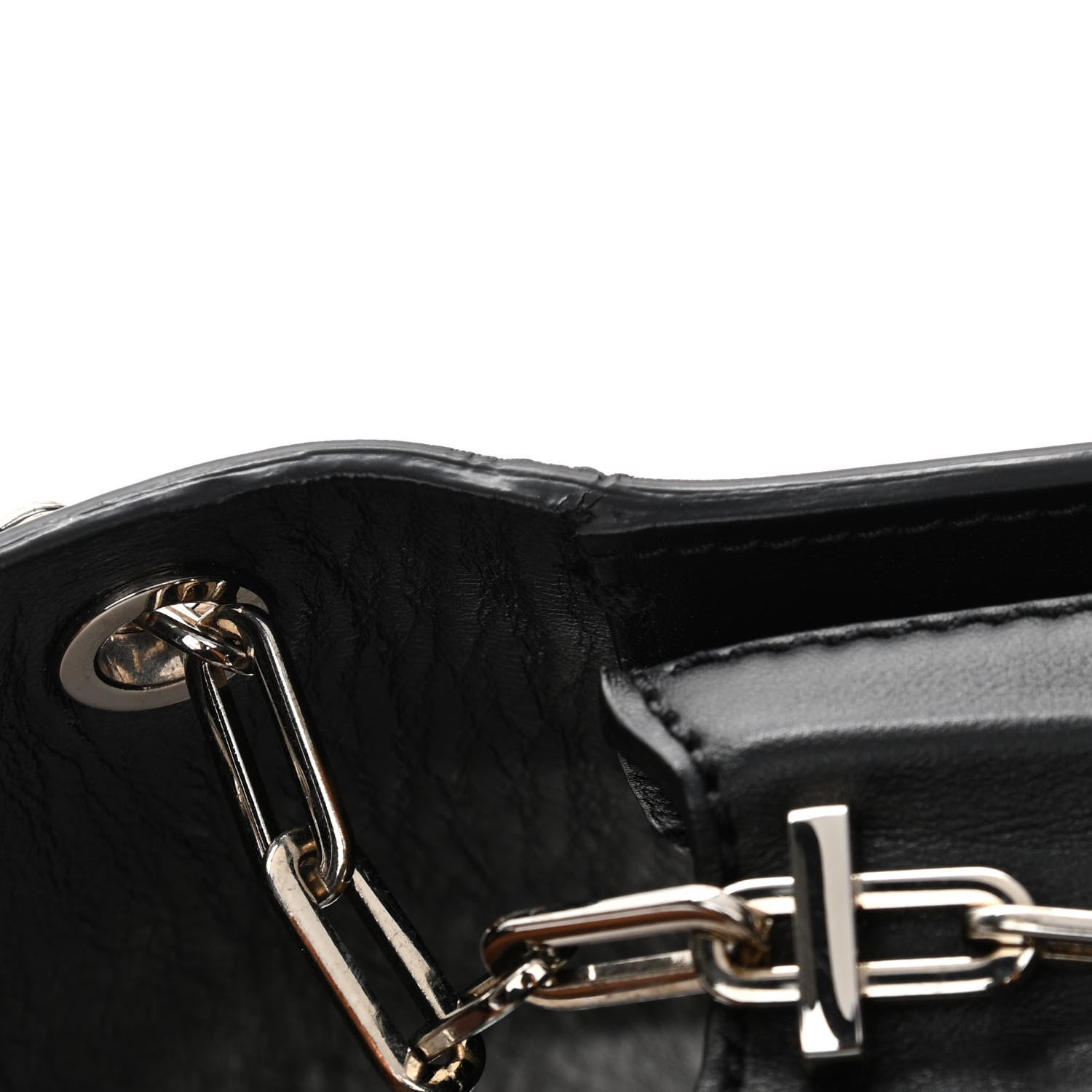 Valentino Garavani Vitello Loveblade Embellished Chain Flap Bag Black Multicolor 9 of 10