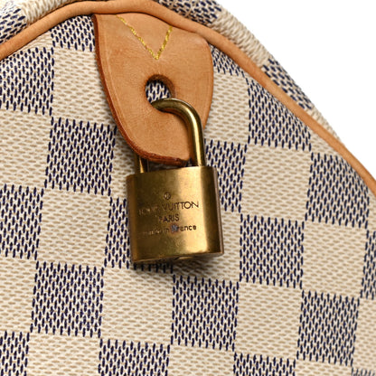Louis Vuitton Damier Azur Speedy 30 9 of 10