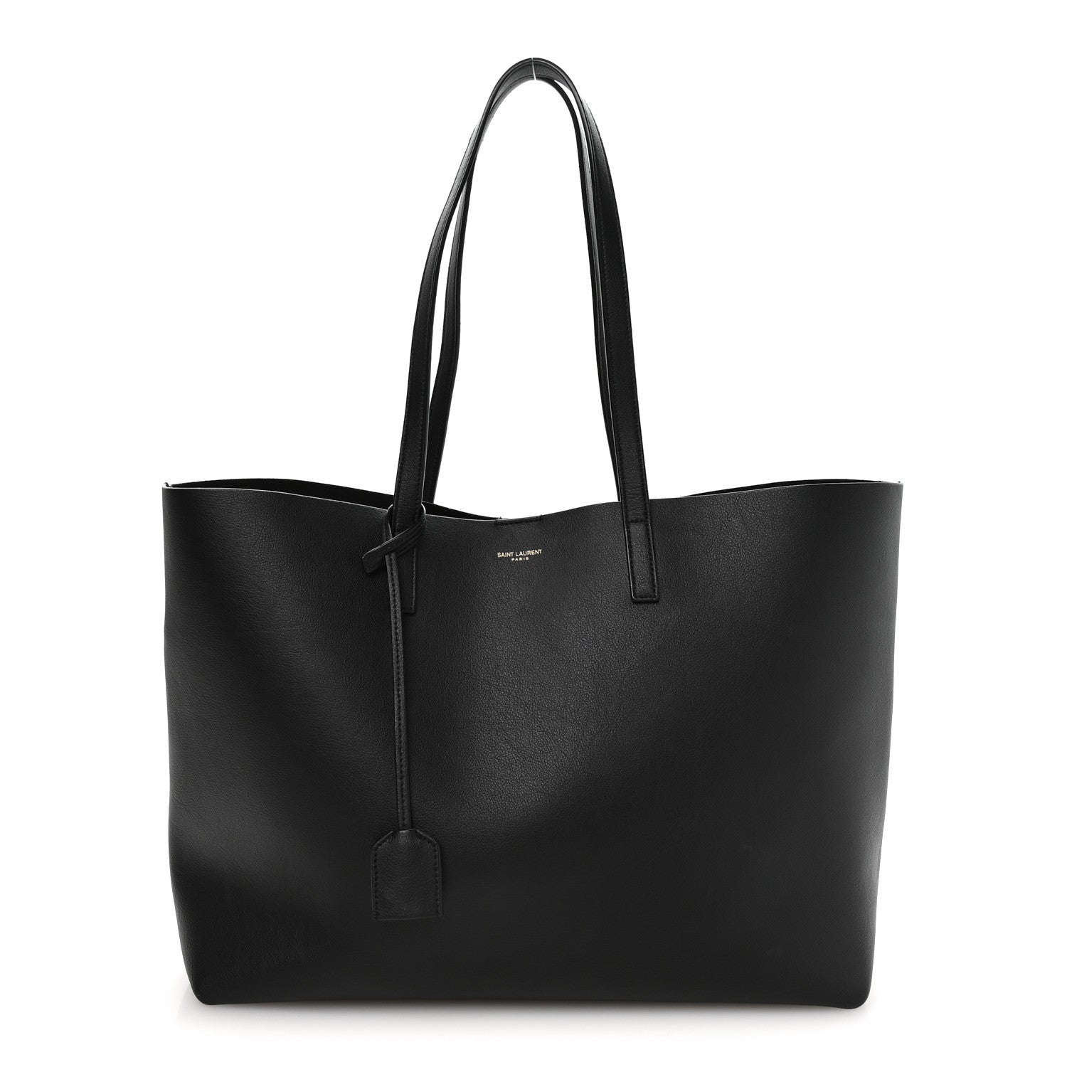 Saint Laurent Calfskin Large Shopping Tote Black 1 of 10