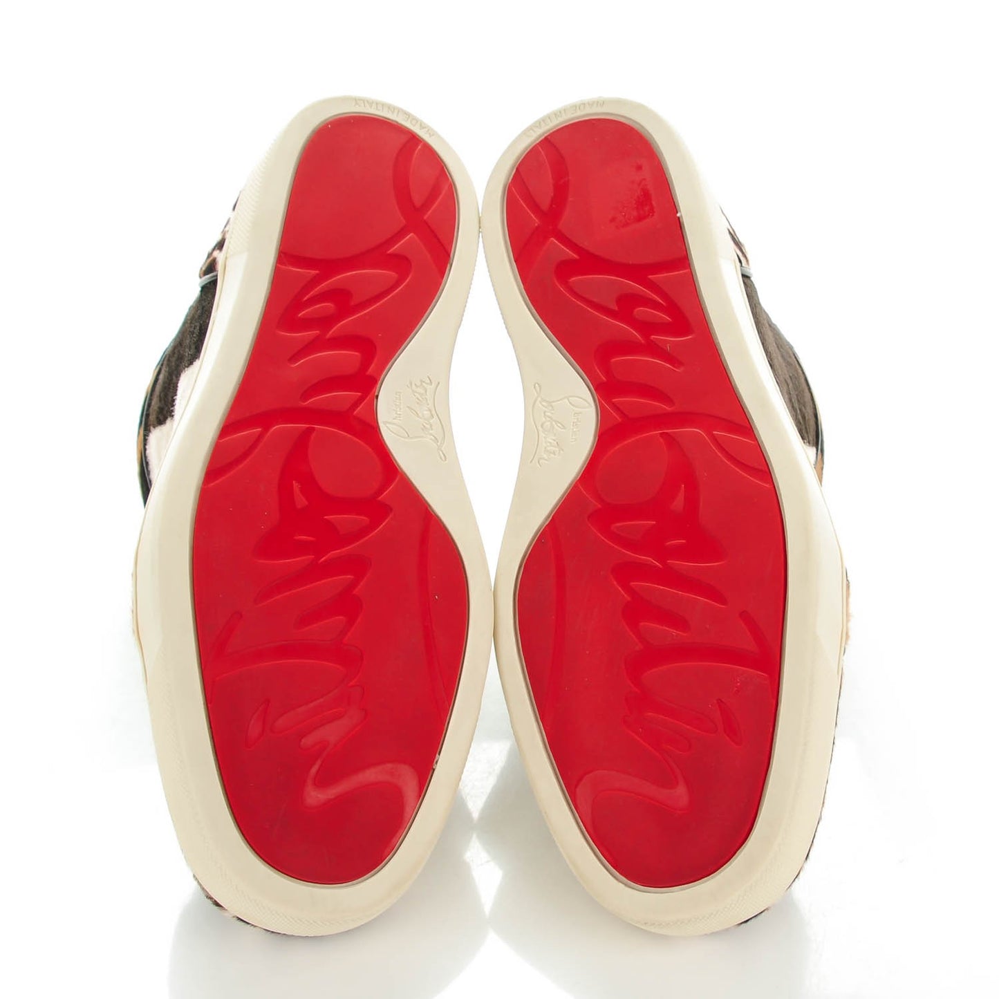 Calf Hair Animal Print Rantus Orlato Flat Sneakers 38.5 Multicolor