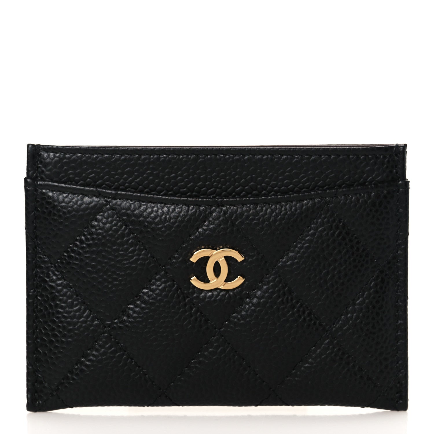 Chanel Caviar Quilted Card Holder Black 1 of 9