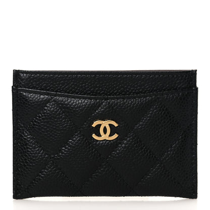 Chanel Caviar Quilted Card Holder Black 1 of 9