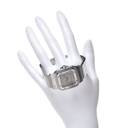 Cartier Stainless Steel 29mm Santos De Galbee Quartz Watch 2 of 6