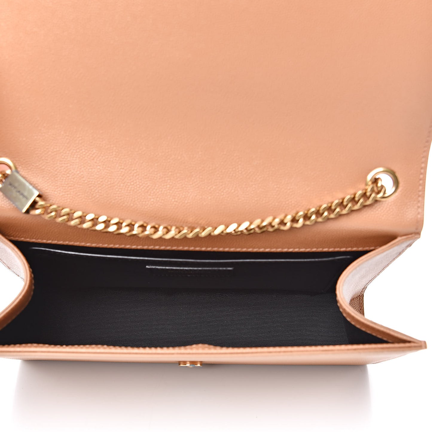 Grain De Poudre Medium Monogram Kate Satchel Dark Beige
