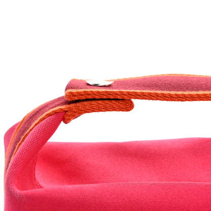 Hermes Canvas Small Bride-A-Brac Pouch Hibiscus 9 of 9
