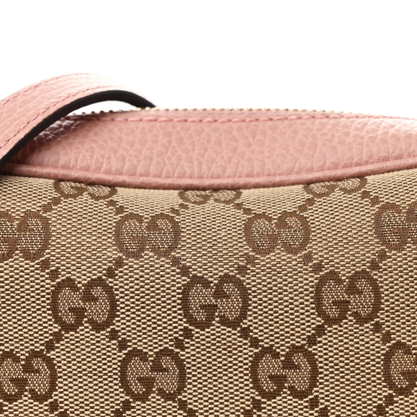 Monogram Mini Bree Messenger Bag Beige Soft Pink