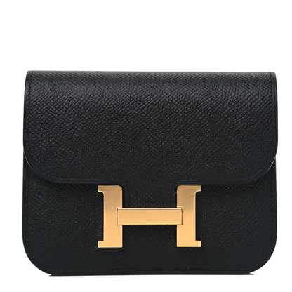 Hermes Epsom Constance Slim Wallet Black 1 of 6