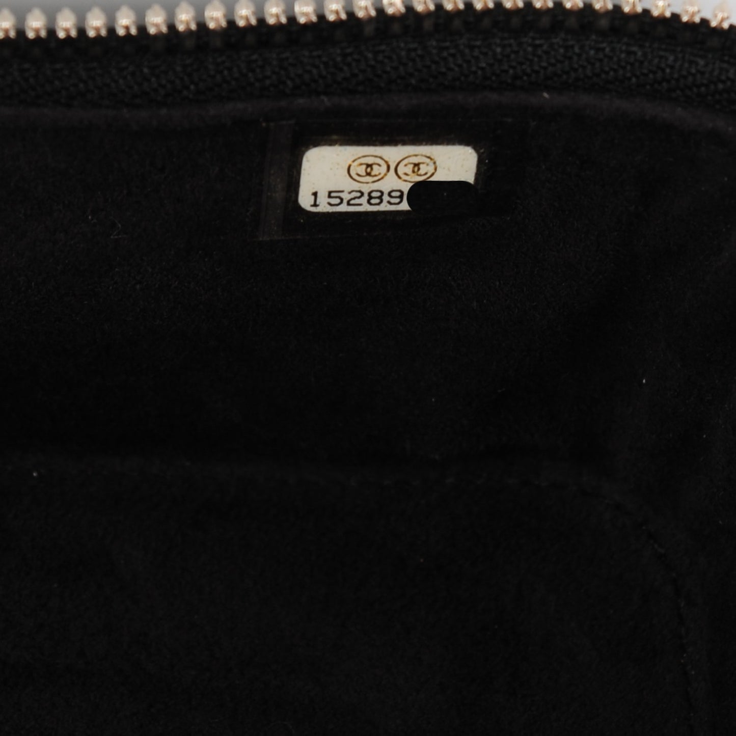 Lambskin Quilted Large Jewelry Case Black