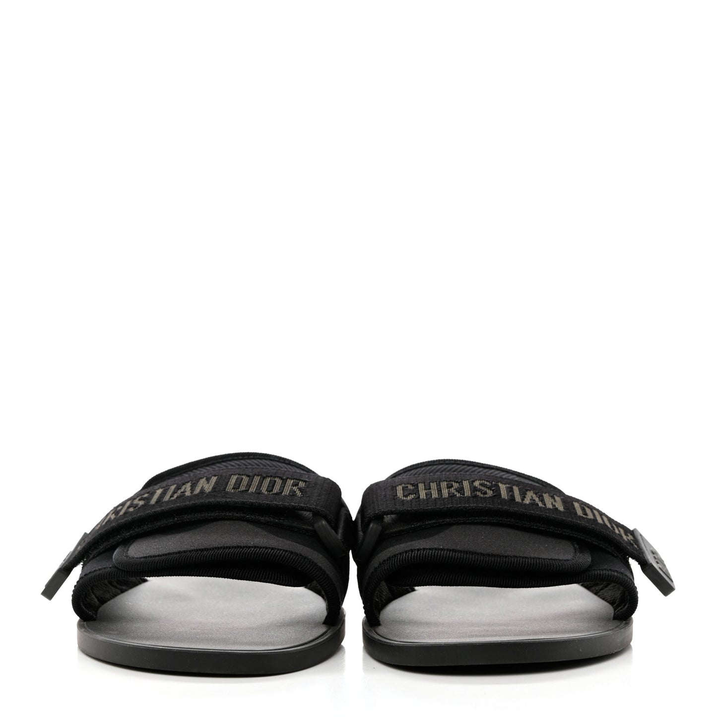 Technical Stretch Fabric Camouflage Dio(r)evolution Slide Sandals 40 Black Military