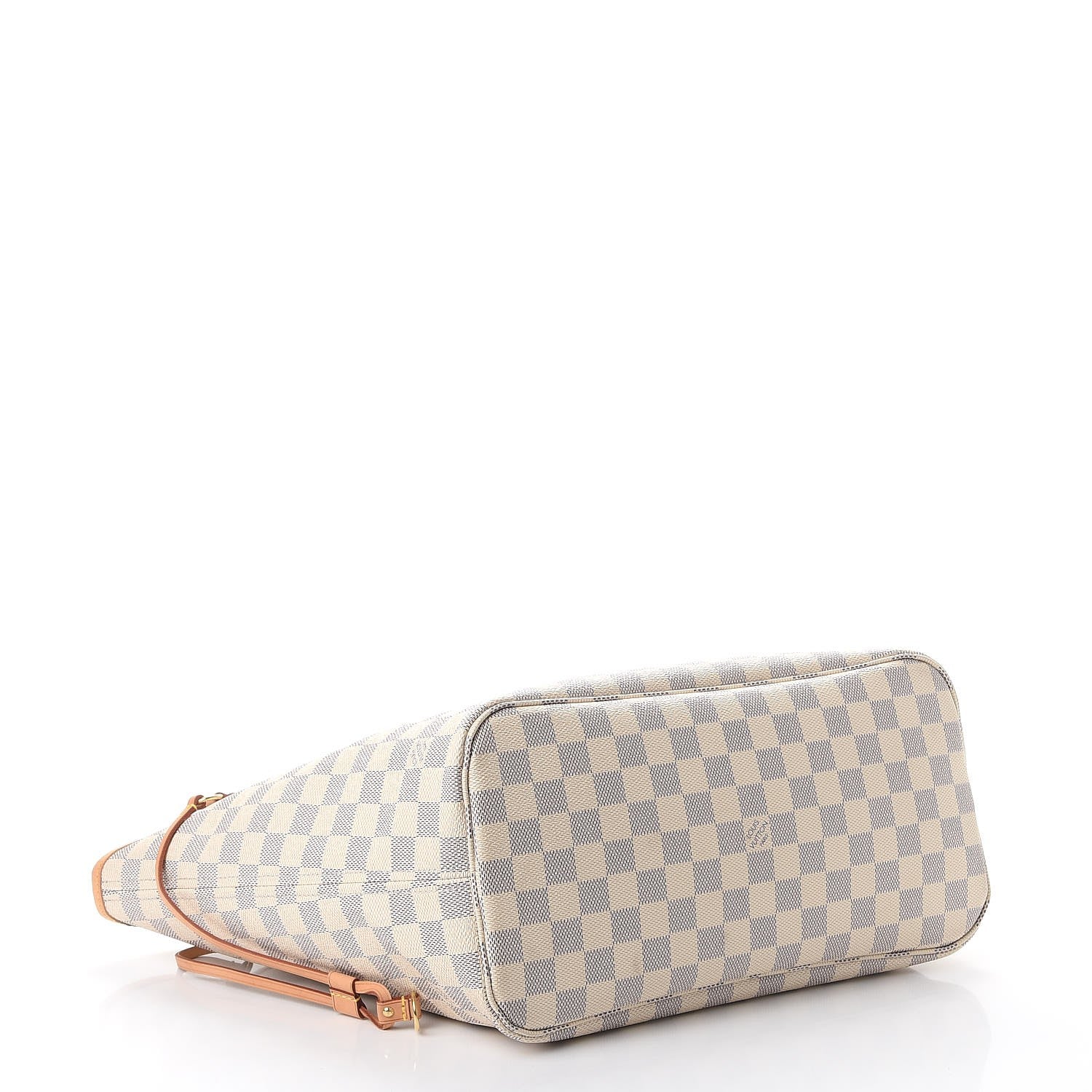 Louis Vuitton Damier Azur Neo Neverfull MM Rose Ballerine 4 of 12