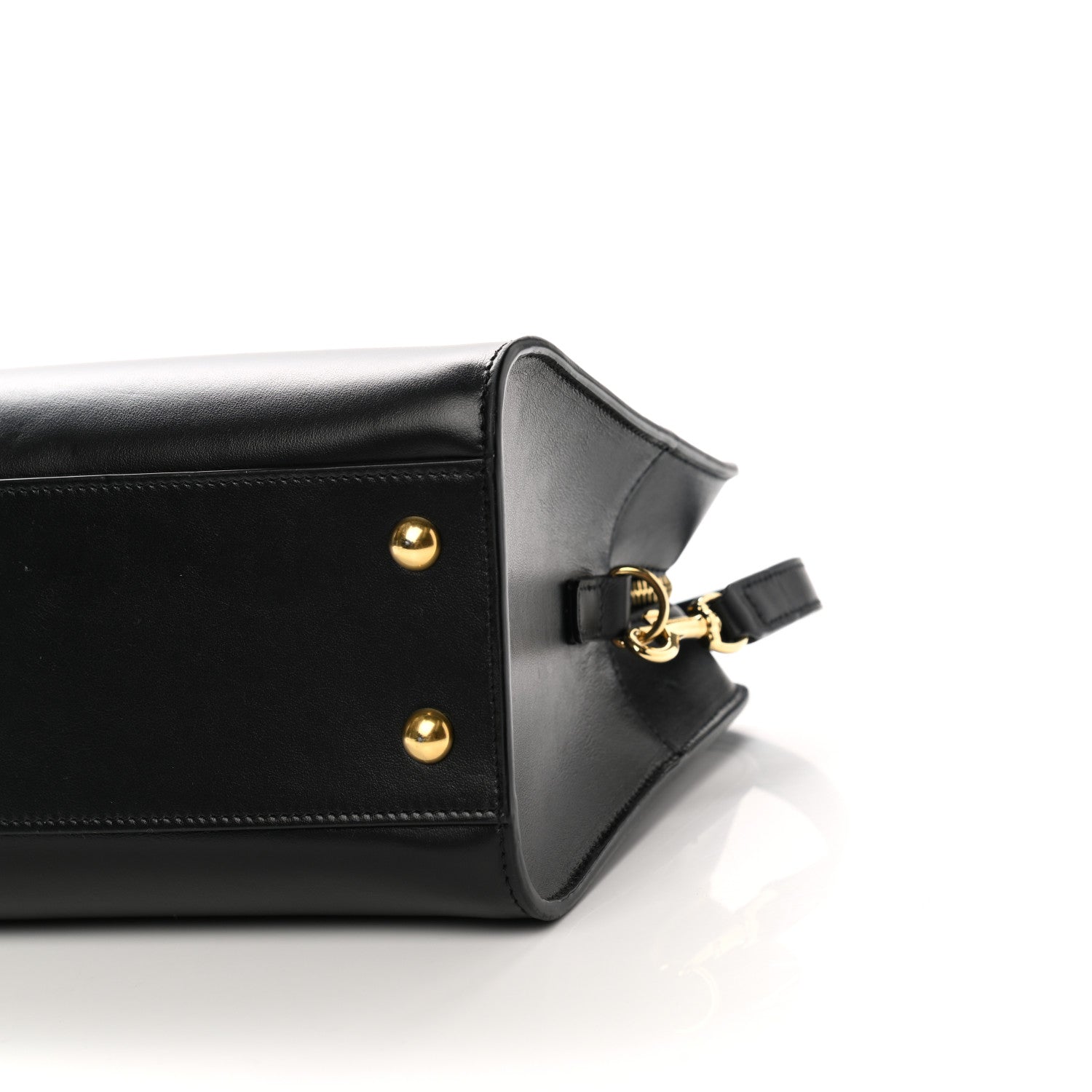 Saint Laurent Calfskin Monogram Baby Cabas Black 9 of 11