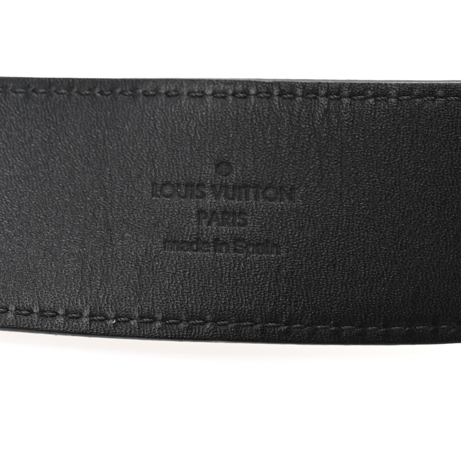 Louis Vuitton Damier Graphite LV Initiales 95 38 Belt 5 of 7